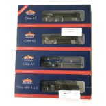 Four boxed Bachmann OO gauge locomotives comprising 'Sea Eagle' 60139, 'Curlew' 60122 and two