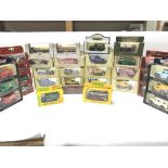 A collection of Matchbox Models of yesteryear. Van