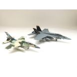 A Witty Wings F-14 and a Witty Wings F-18 both box