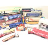 A collection of Lorry's including a boxed Corgi Vo