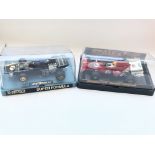 A Boxed Scalextric JPS F1 car and a March Ford 240