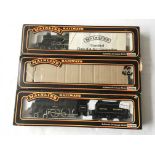 Three boxed Palitoy Mainline railway locomotives.