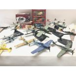 A Collection of Atlas aircraft, 5 boxed Cameo cars