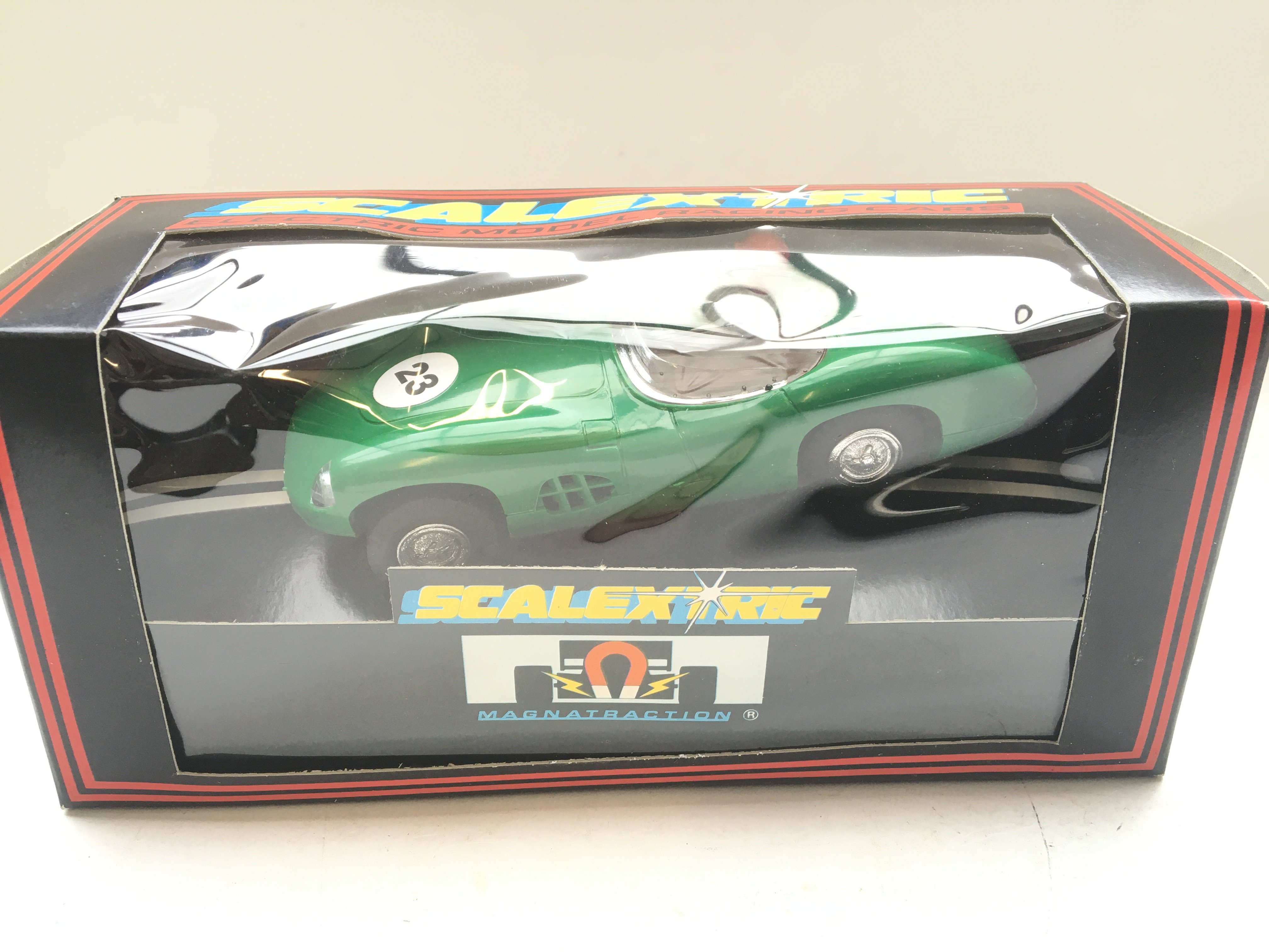 2 x Scalextric cars a Aston Martin DBR 1/300 #C289 - Image 2 of 3