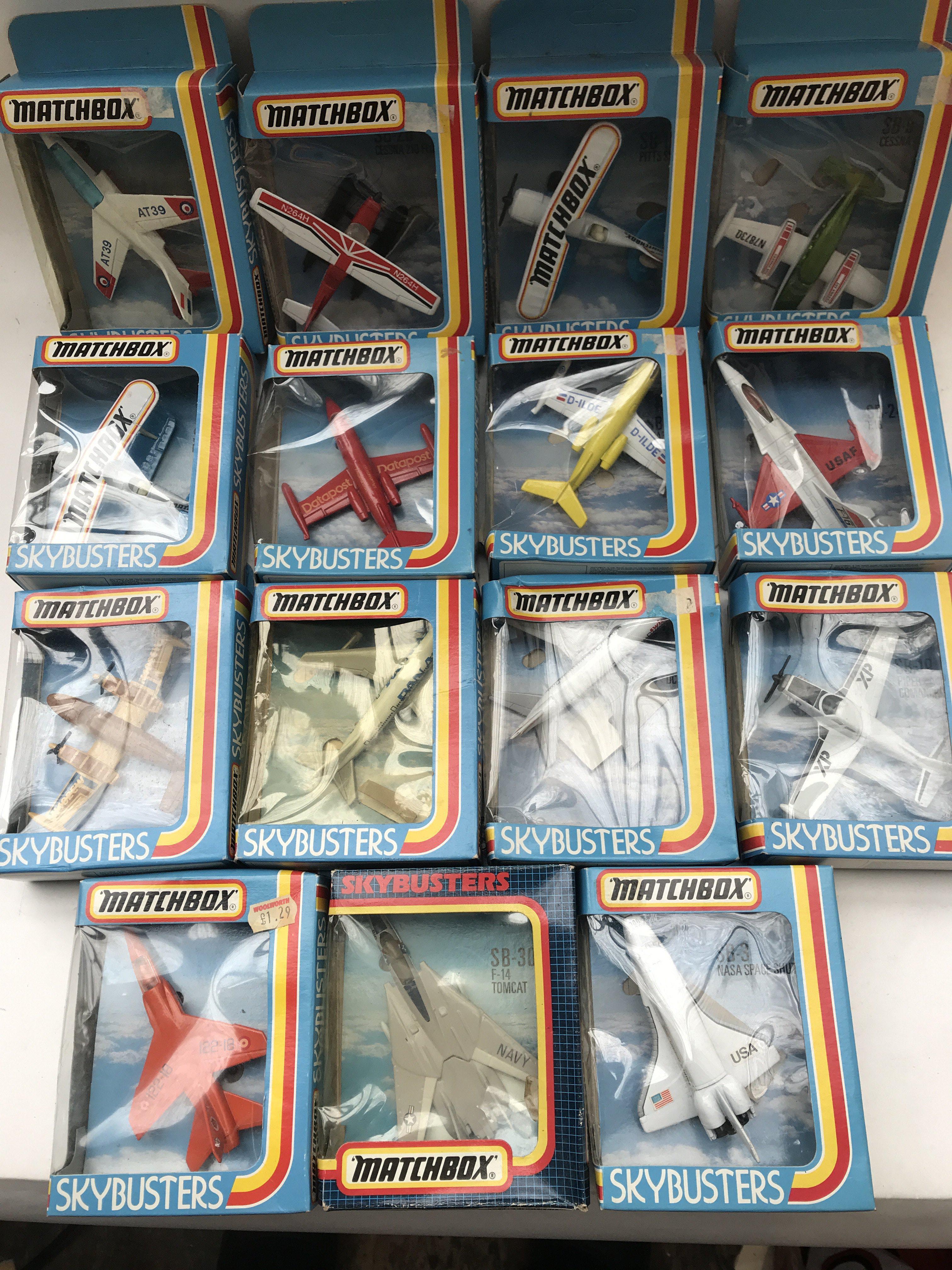 A Collection of Matchbox Skybusters (15) all boxed