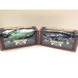 2 x Scalextric cars a Aston Martin DBR 1/300 #C289