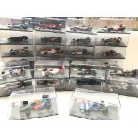 A collection of Formula 1 Car collection cars.boxe