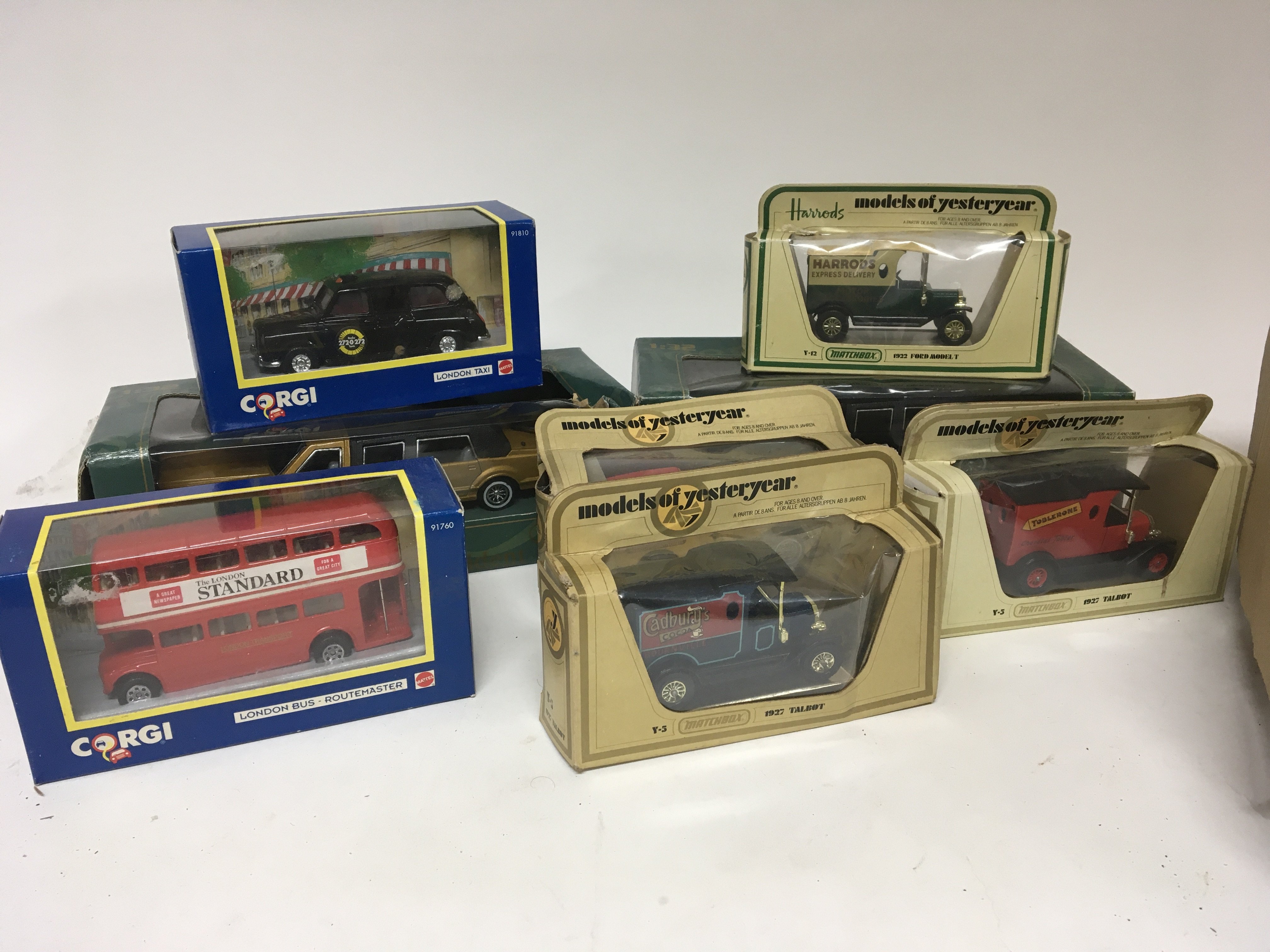 A collection of corgi boxed vehicles two sunny sid