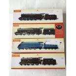 Four boxed Hornby OO gauge locomotives comprising 'Duchess of Atholl' No.6231, 'Princess