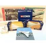 A collection of Concorde memorabilia including 2 x