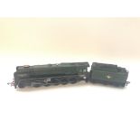 A Hornby BR Green 9F Evening star # 92220 boxed.
