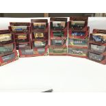 A collection of Matchbox models of yesteryear boxed.