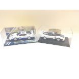 2 x Scalextric cars a Ferrari f40 In Tottenham Hot