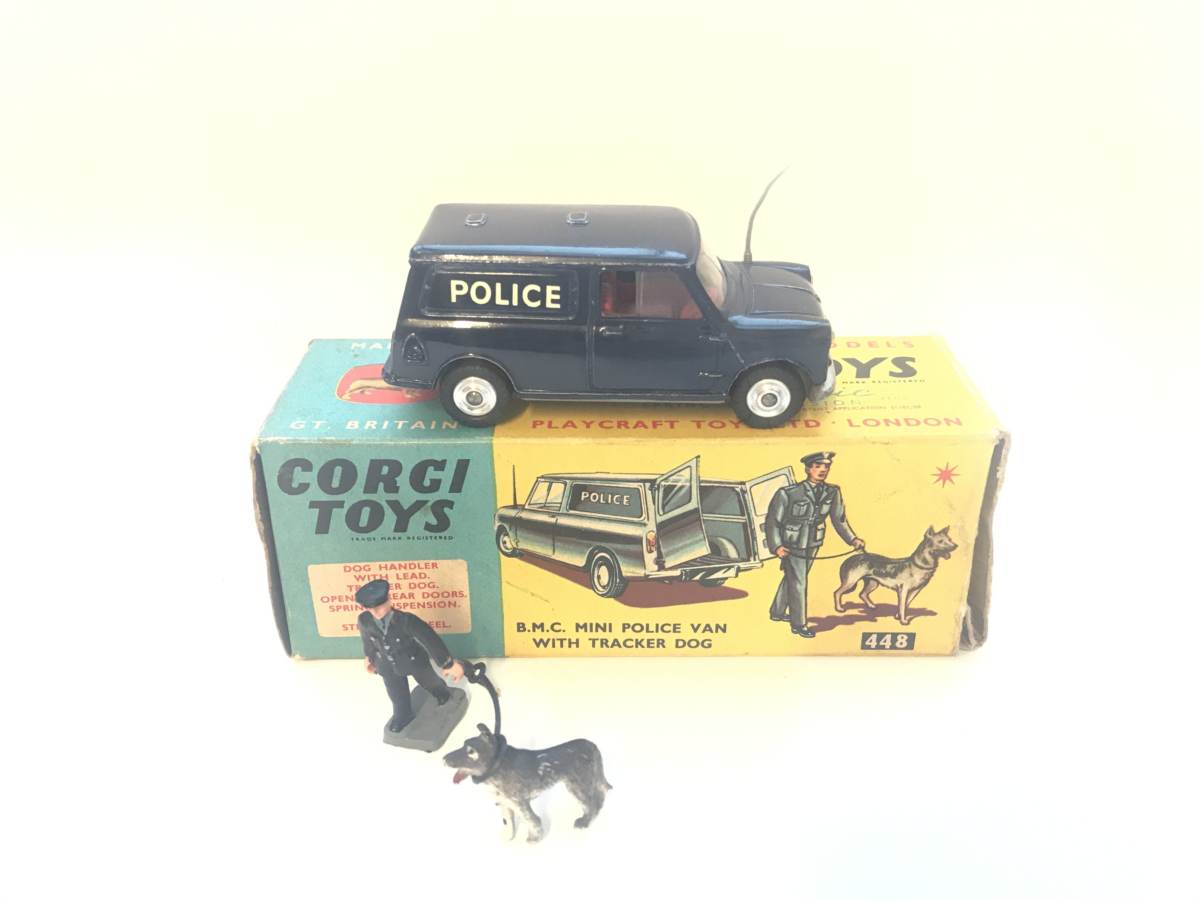 A boxed Corgi B.M.C. Mini Police van with Tracker - Image 2 of 3