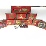 A Collection of Matchbox Models of yesteryear limited editions.