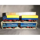 2 NZG model tractor and double trailer models ( Pf