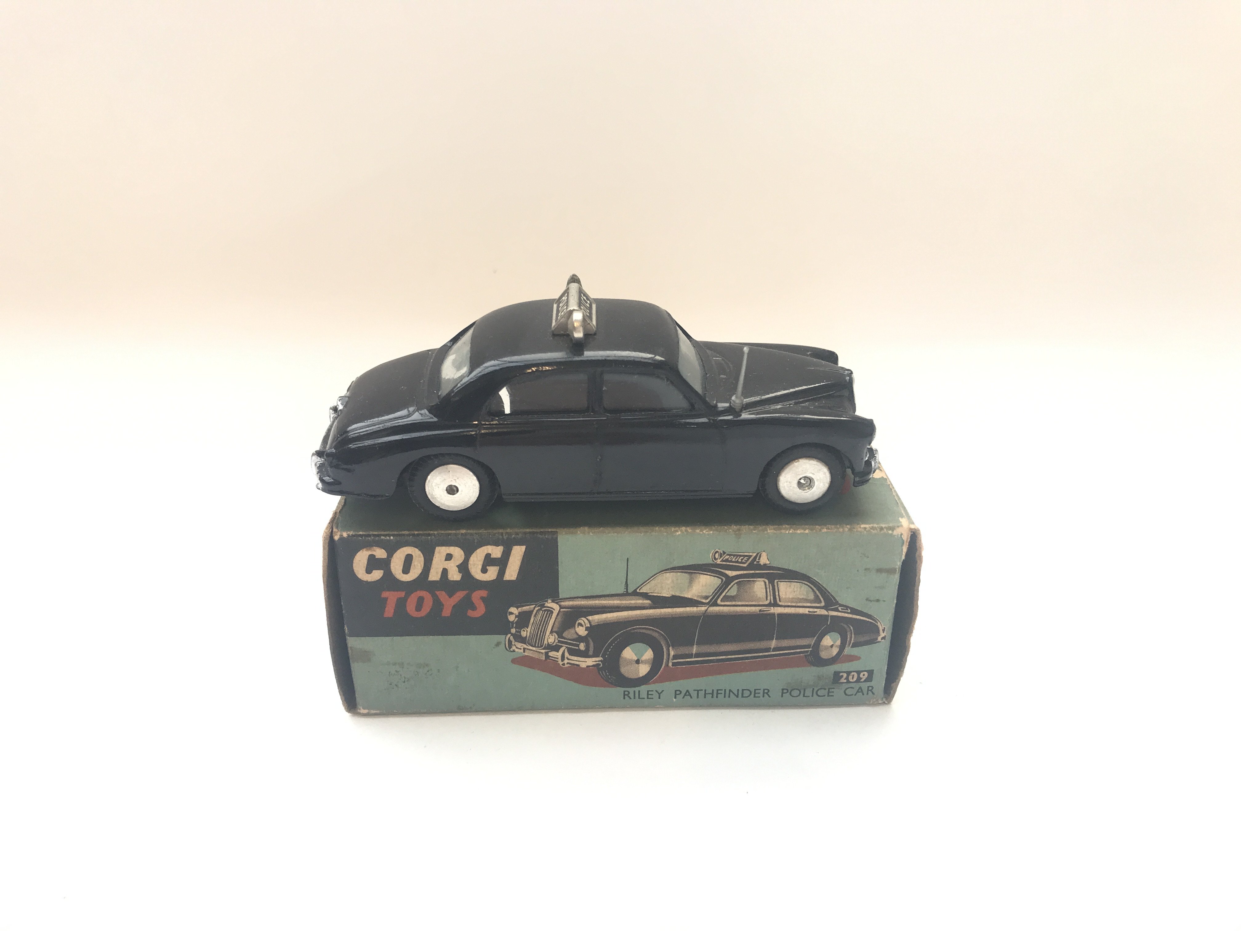 A Corgi Riley Pathfinder Police Car boxed. #209