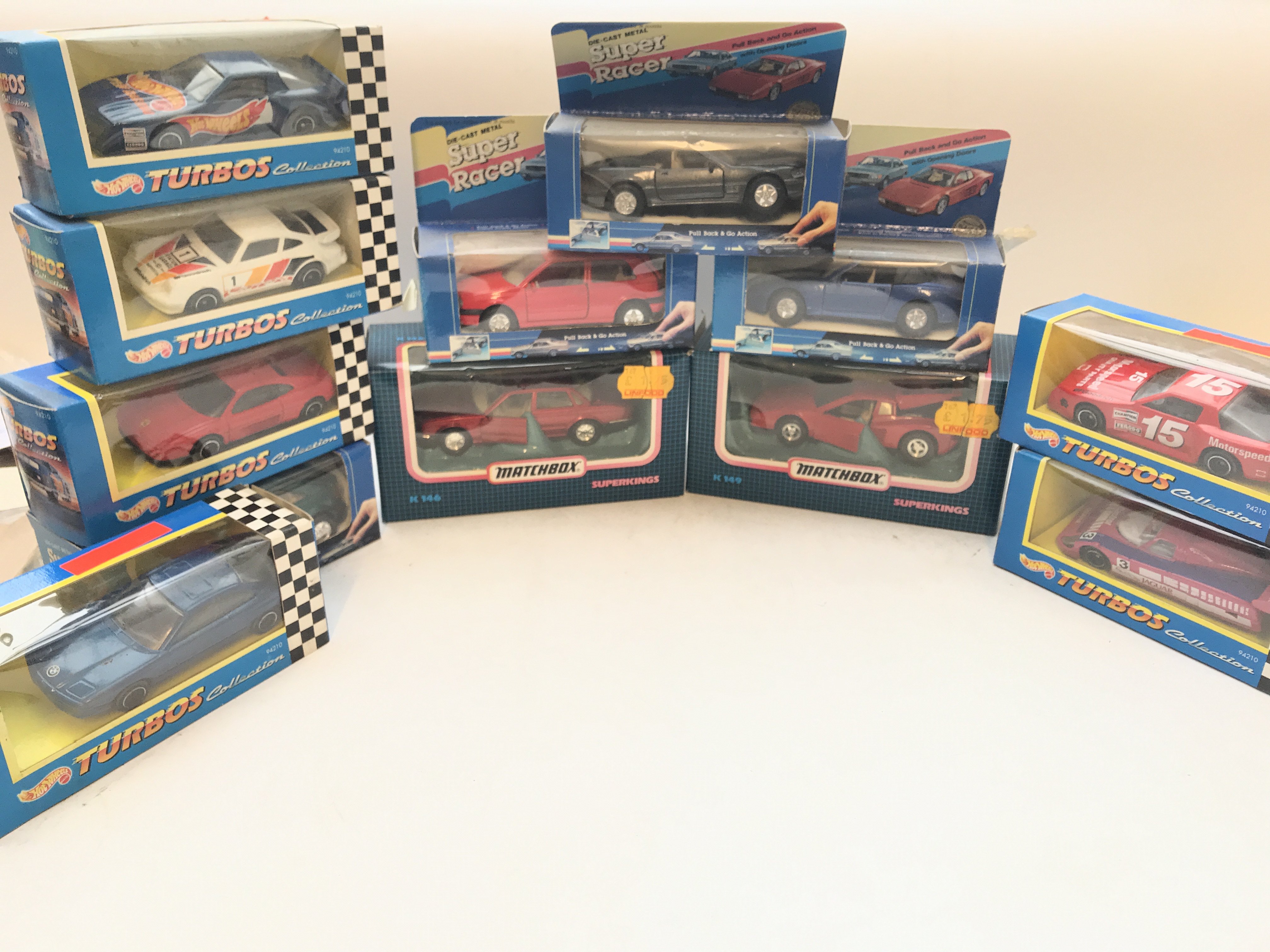 2 x Matchbox Superkings, 3 x Super Racers and 6 x