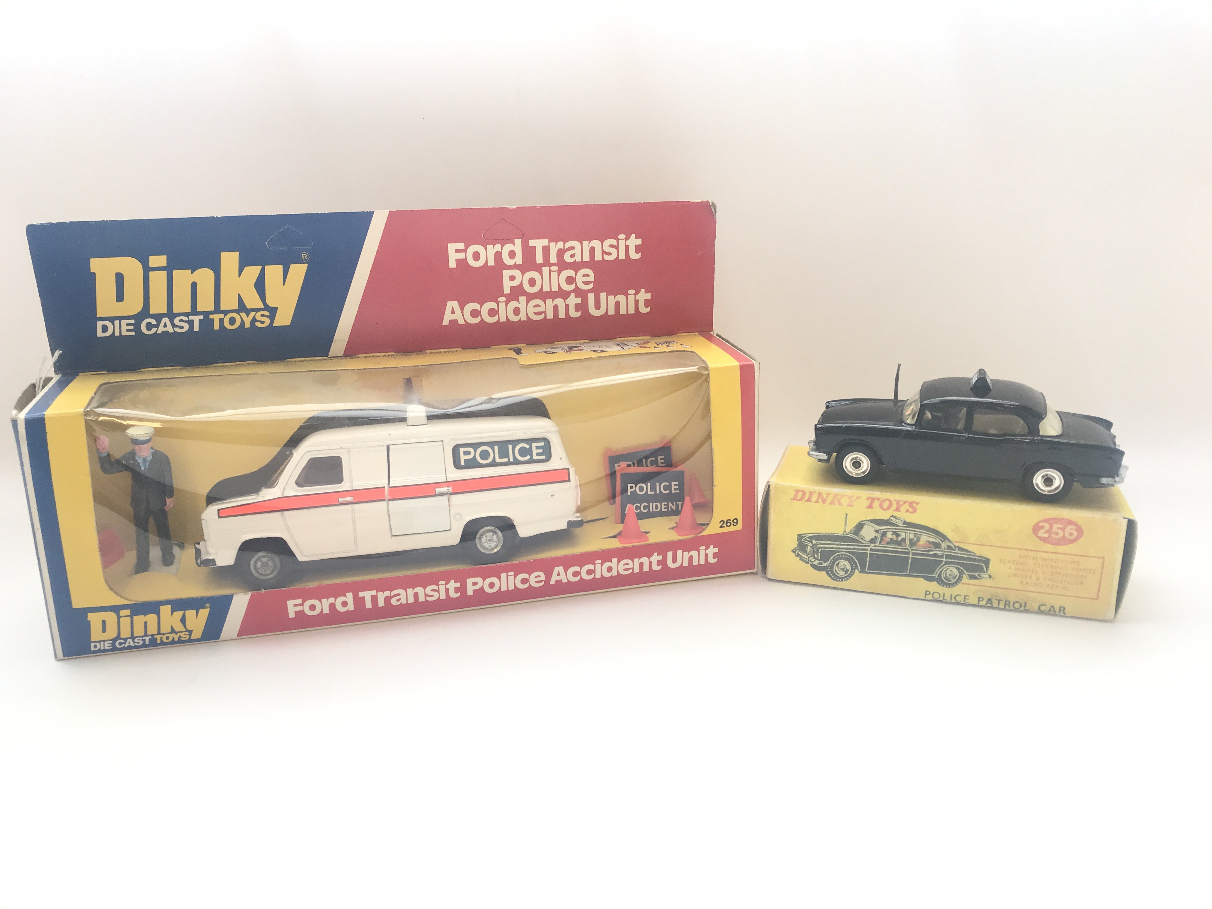 A Dinky Ford Transit Police Accident Unit #269 box