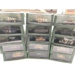 A Collection of Atlas Ultimate Tanks all boxed.
