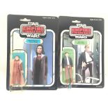 2 Toy Toni Star Wars figures carded. A Leia Organa