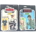 2 Toy Toni Star Wars figures. A Han Solo (Hoth Out