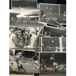 1970s + 1980s Football Press Photos: A very wide variety of teams with many match action. All