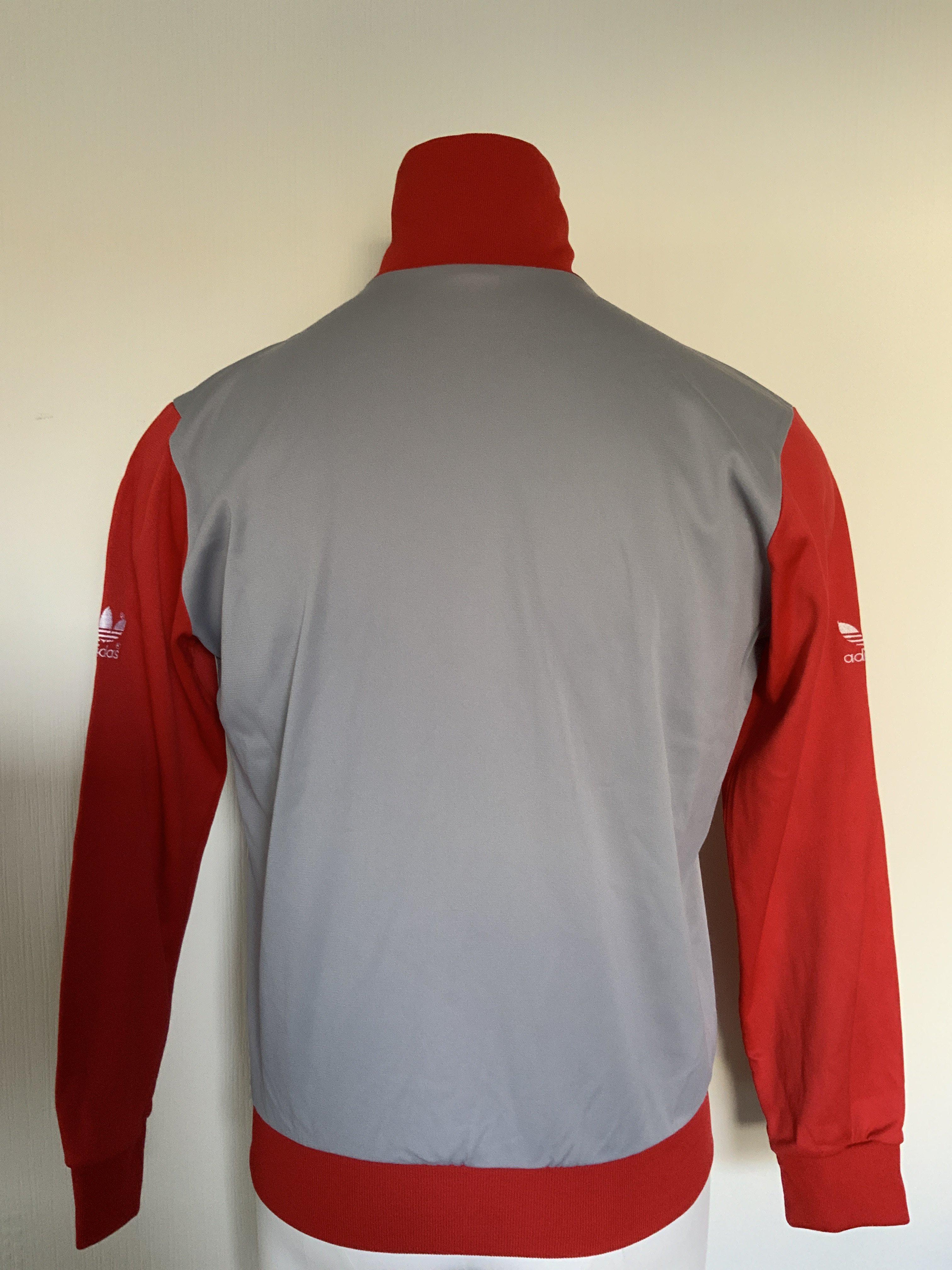 Liverpool 1987 Player Issue Football Tracksuit Top: Good condition original Adidas top in grey - Image 2 of 4