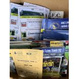 Kings Lynn Football Programme Box: A quantity of modern programmes with instructions to sell.