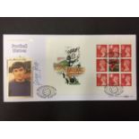 George Best Signed First Day Cover: 1996 Benham cover with stamps to include one of Best. From the