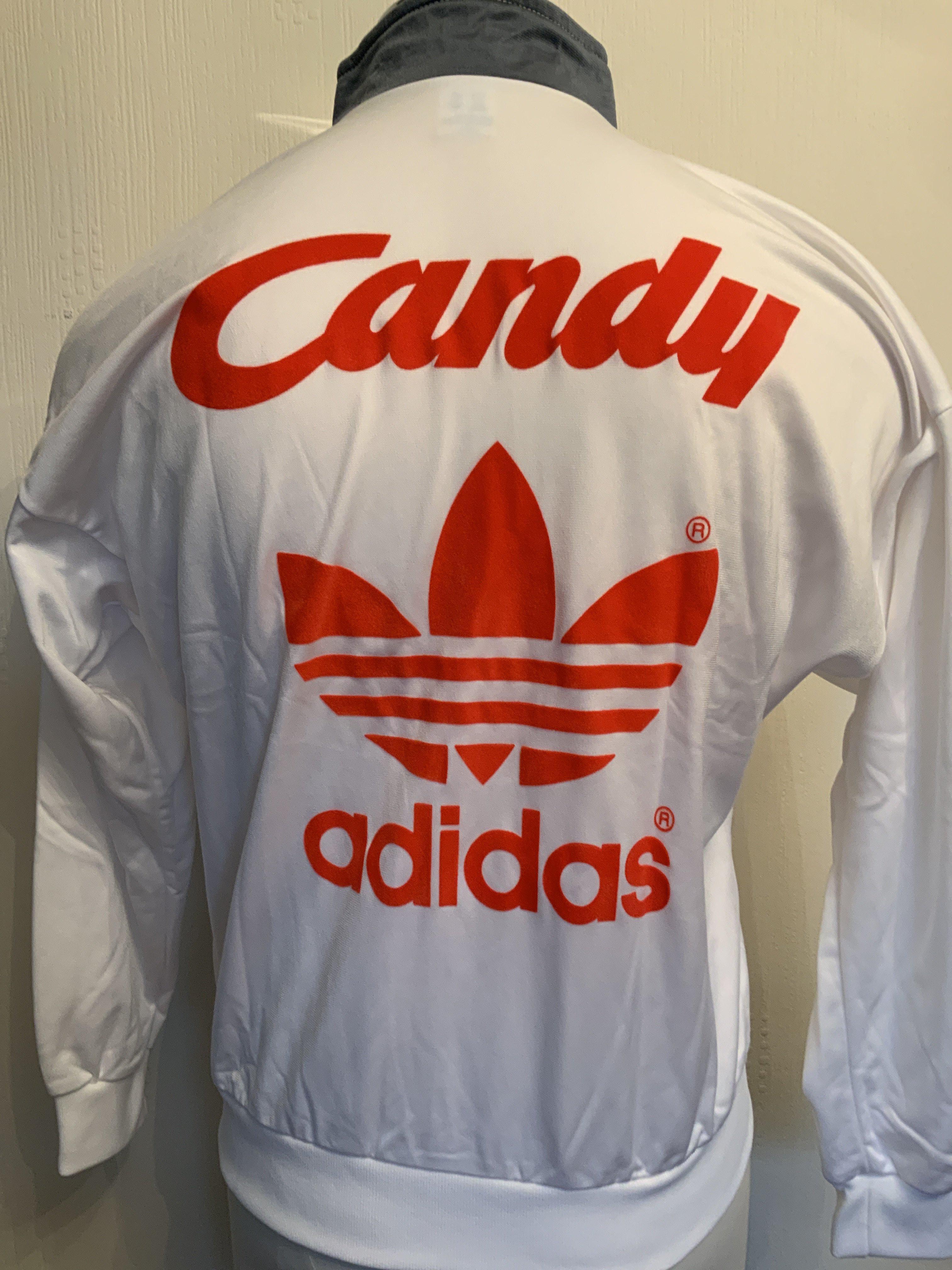 Liverpool 89/90 Player Issue Candy Football Tracksuit Top: Excellent condition original Adidas top - Image 2 of 4