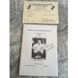 Micky Dulin Tottenham Testimonial Day Football Memorabilia: Tottenham X1 v Arsenal X1 match