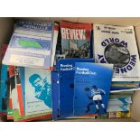 Reading Football Programmes: Quantity of programmes and Football League Reviews with good Reading