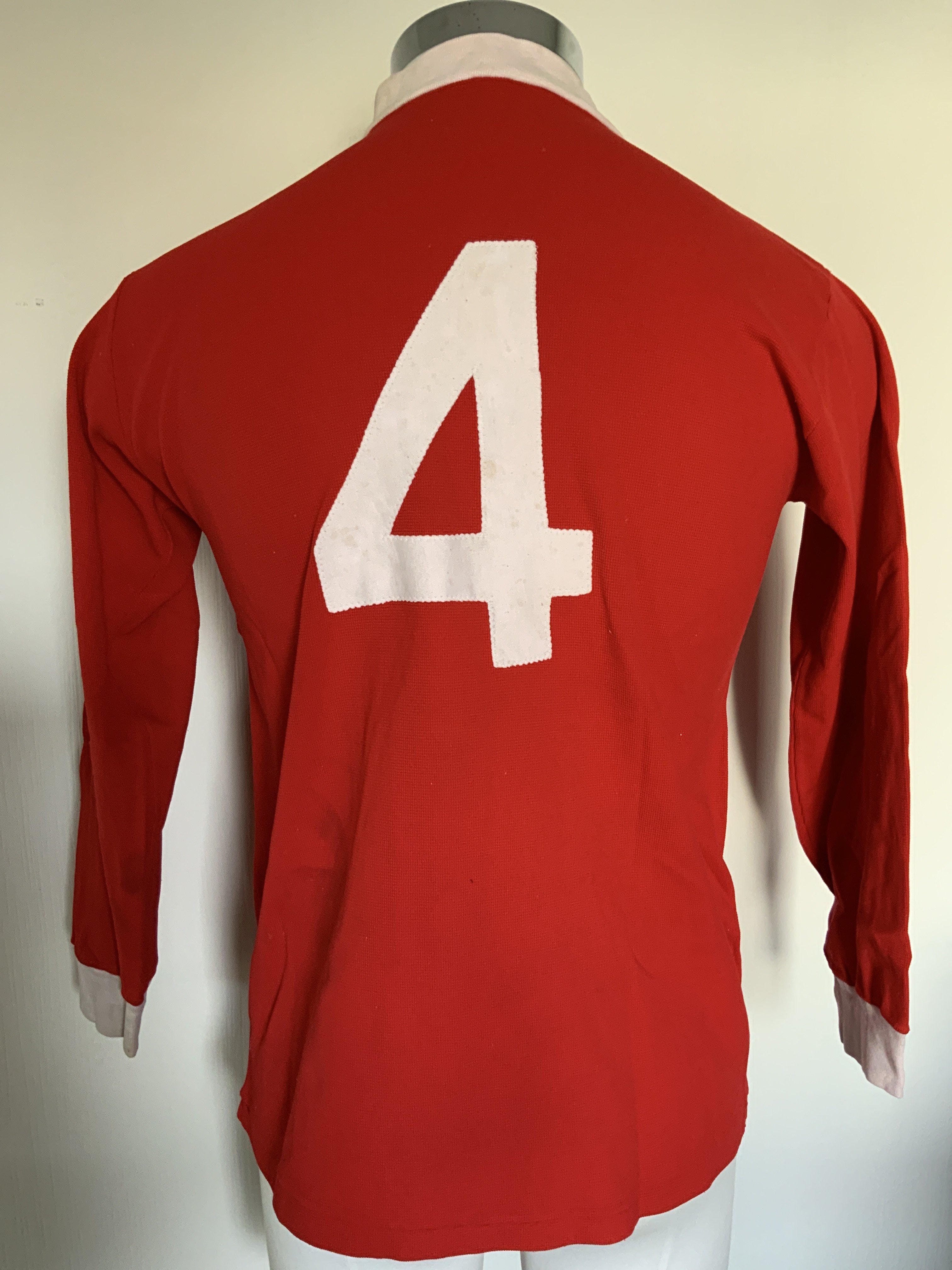 Liverpool 76/77 Match Worn Tommy Smith Football Shirt: Long sleeve home shirt from the season they - Image 2 of 4