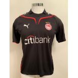 Olympiakos 2010/2011 Match Worn Champions League Football Shirt: Torosidis played v Arsenal on 29