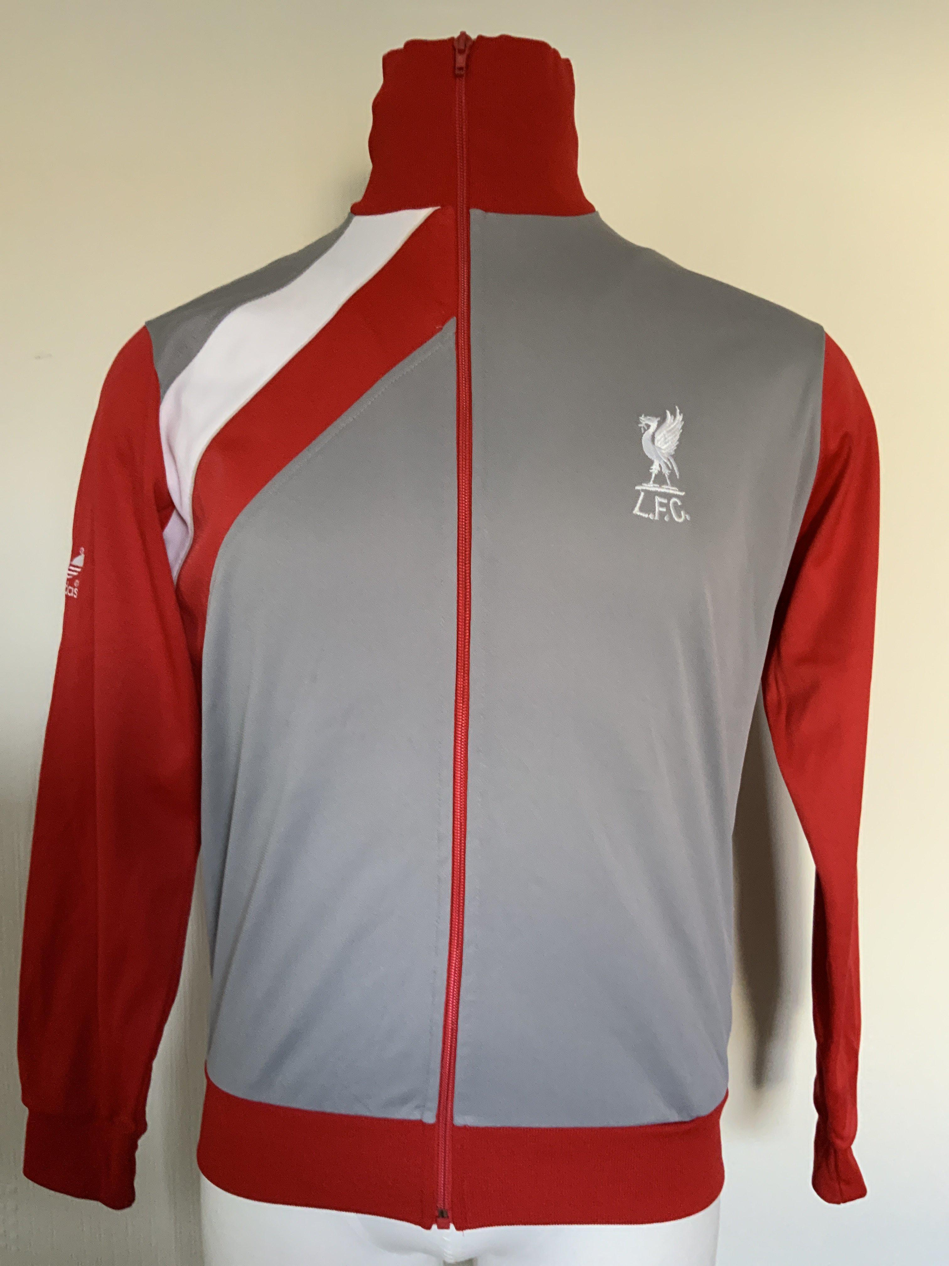 Liverpool 1987 Player Issue Football Tracksuit Top: Good condition original Adidas top in grey