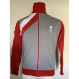 Liverpool 1987 Player Issue Football Tracksuit Top: Good condition original Adidas top in grey