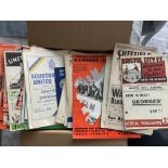 Football Programme Box: Varied box with some lesser condition 50s, plenty of 60s and 70s in mixed