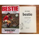 George Best Signed Hardback Book: Bestie A Portrait of a Legend. The authorised Biography of George