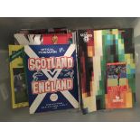 England Home Football Programmes: Private collection without duplication in excellent condition.
