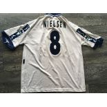 96/97 Nielsen Tottenham Match Worn Football Shirt: From his first season at Spurs purchased in