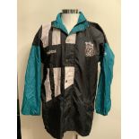 Liverpool 92/93 Football Players Rain Jacket: Green and black with Adidas Carlsberg to rear. Size