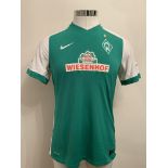 Werder Bremen 2015/2016 Match Worn Football Shirt: Lukimya played v West Ham in a pre season