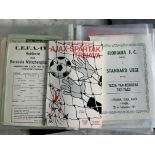 European Cup Football Programmes: All played outside the U.K. Some great 1970s and 80s with some