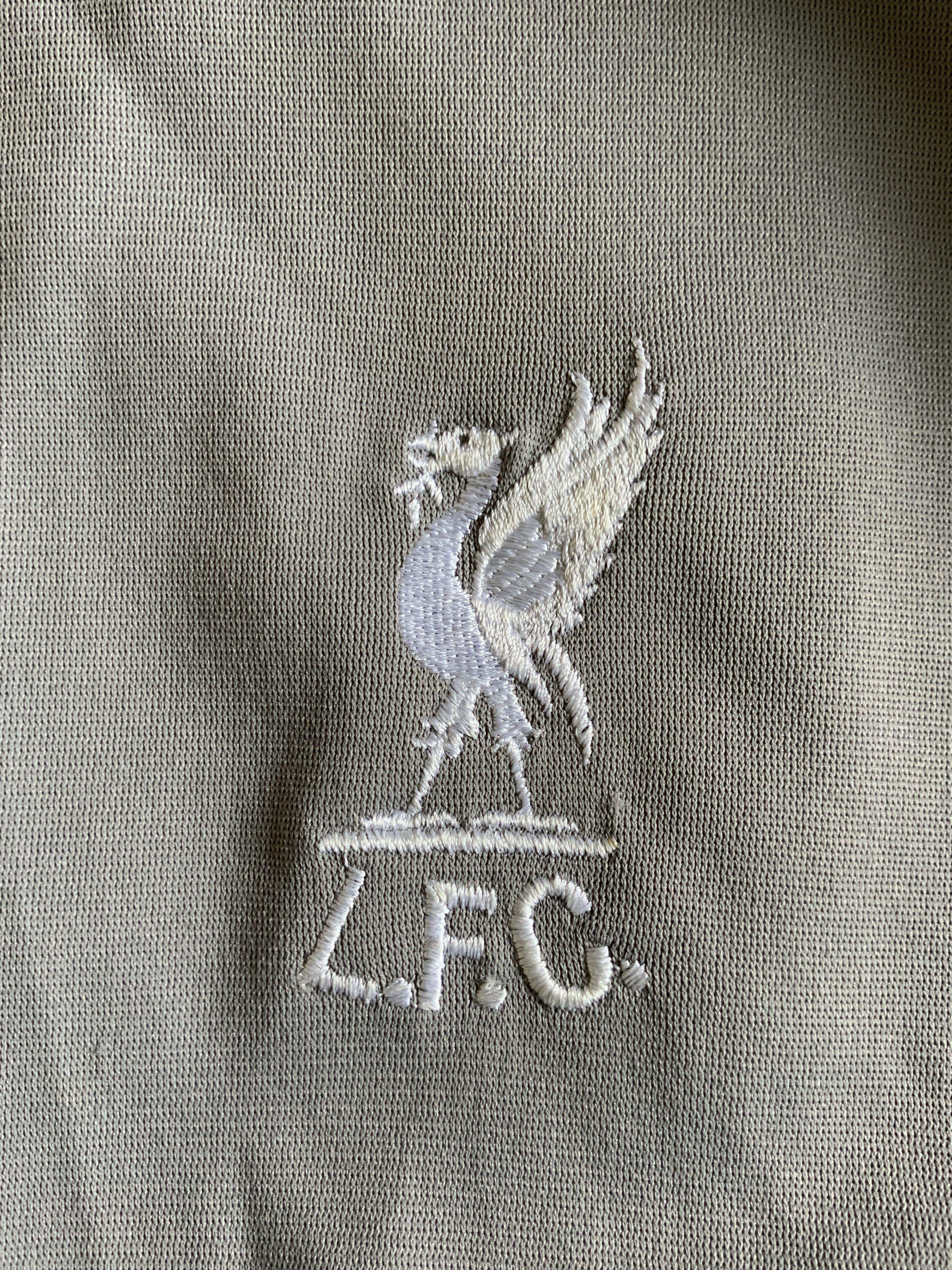 Liverpool 1987 Player Issue Football Tracksuit Top: Good condition original Adidas top in grey - Image 3 of 4