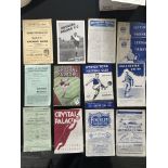 Southend Utd Football Programme Box: Must view from many eras after the war. Includes aways at 45/46