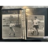 Tottenham Football Press Photo Collection: Private collection with many signed in biro nearly all