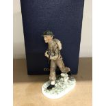 A Coalport figurine "For King & Country" Ltd editi