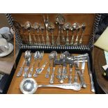 A canteen of silver plated Kings Pattern cutlery. (a lot)