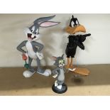 3 Warner Brothers figures Bugs Bunny ( A/F), Daffy